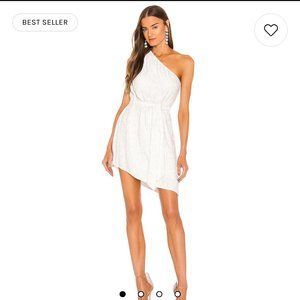 Revolve Ella Dress in Moonglow White